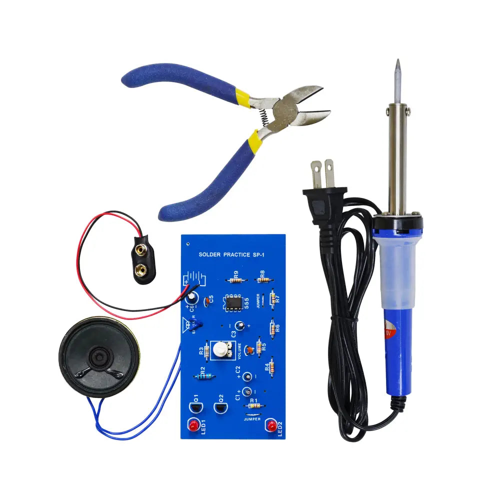 - Winter dog thick down jacketElenco Soldering Practice Kit w/ Flashing European Siren & Tools