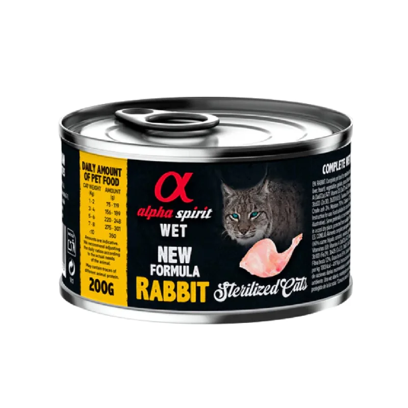 - Custom pet birthday cakeAlpha Spirit Rabbit Wet Food for Sterilised Cats