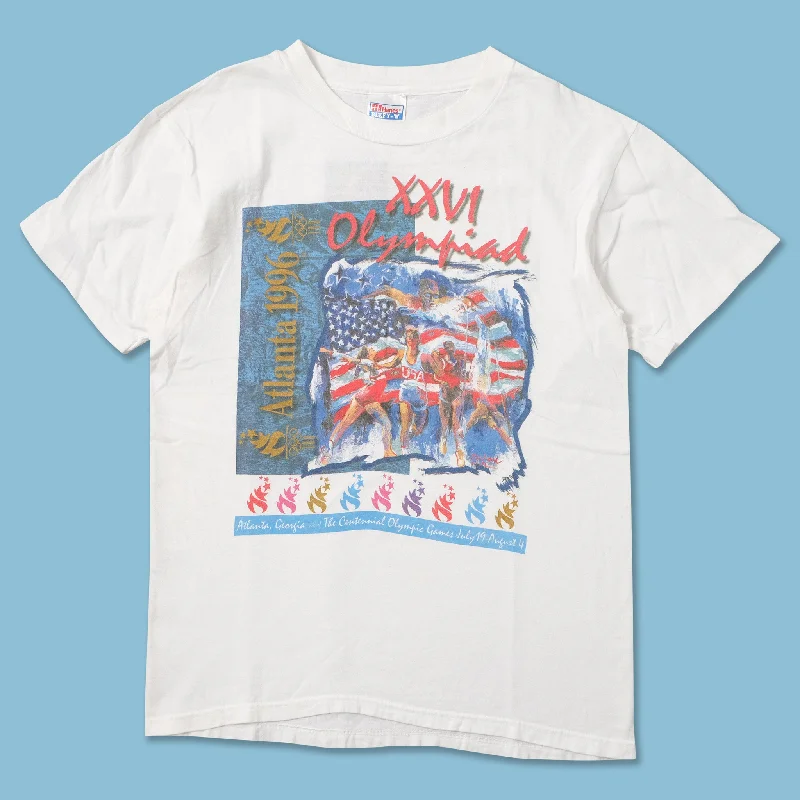 -Anti-slip claw protection raincoat FOR dogsVintage 1996 Olympic Games Atlanta T-Shirt Medium -Anti-slip claw protection raincoat FOR dogsVintage 1996 Olympic Games Atlanta T-Shirt Medium