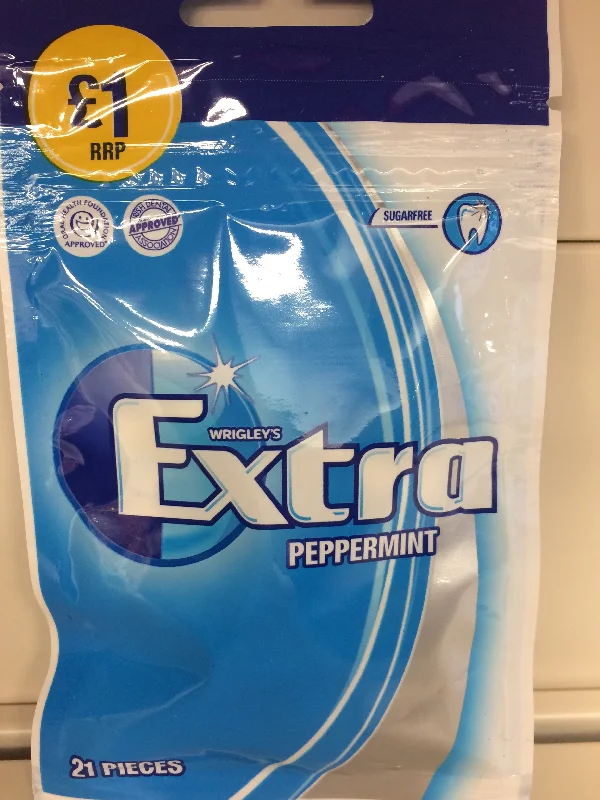 - Dog disposable foam shower gelWrigley's Extra Peppermint Gum 21 pieces