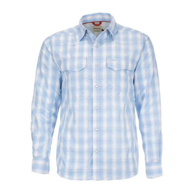 Sky/Flame Plaid