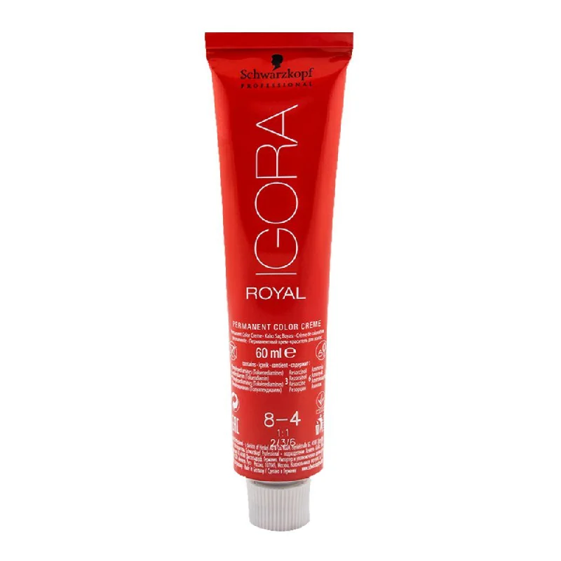 Pet ProductsIGORA HAIR COLOR 8-4 LIGHT BLONDE BEIGE ROYAL 60 ML