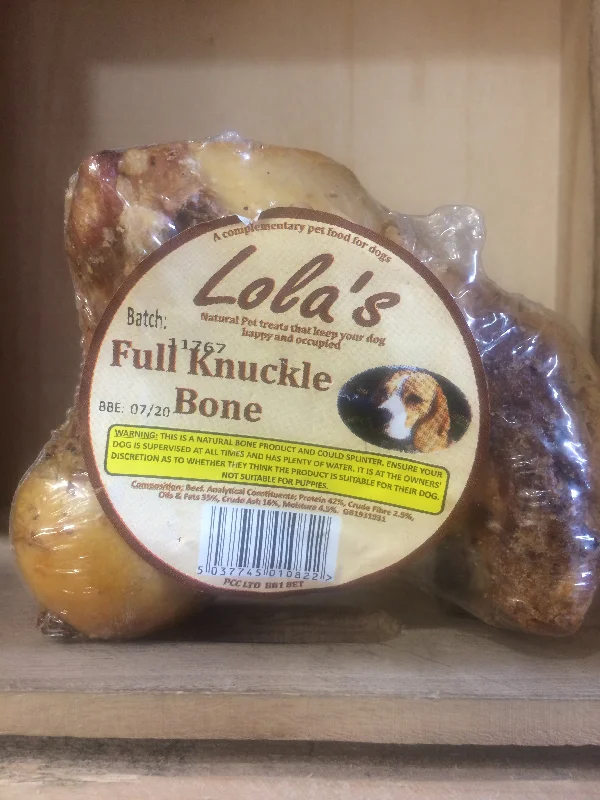 ---Lola's Full Knuckle Bone Treat for Dogs