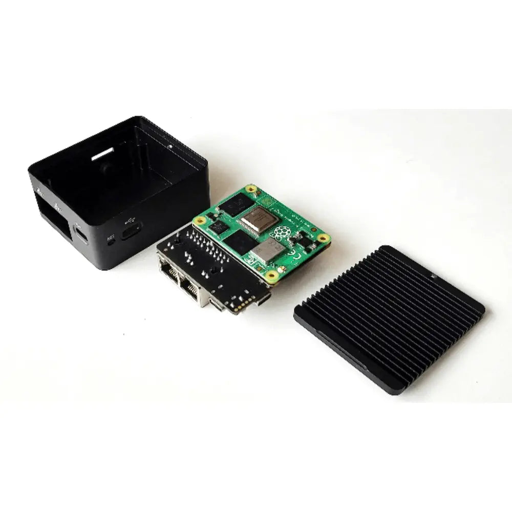 -Non-contact cat thermometerDFRobot Metal Cooling Case w/ Heat Sink (Compatible w/ Raspberry Pi CM4 IoT Router Carrier Board) -Non-contact cat thermometerDFRobot Metal Cooling Case w/ Heat Sink (Compatible w/ Raspberry Pi CM4 IoT Router Carrier Board)