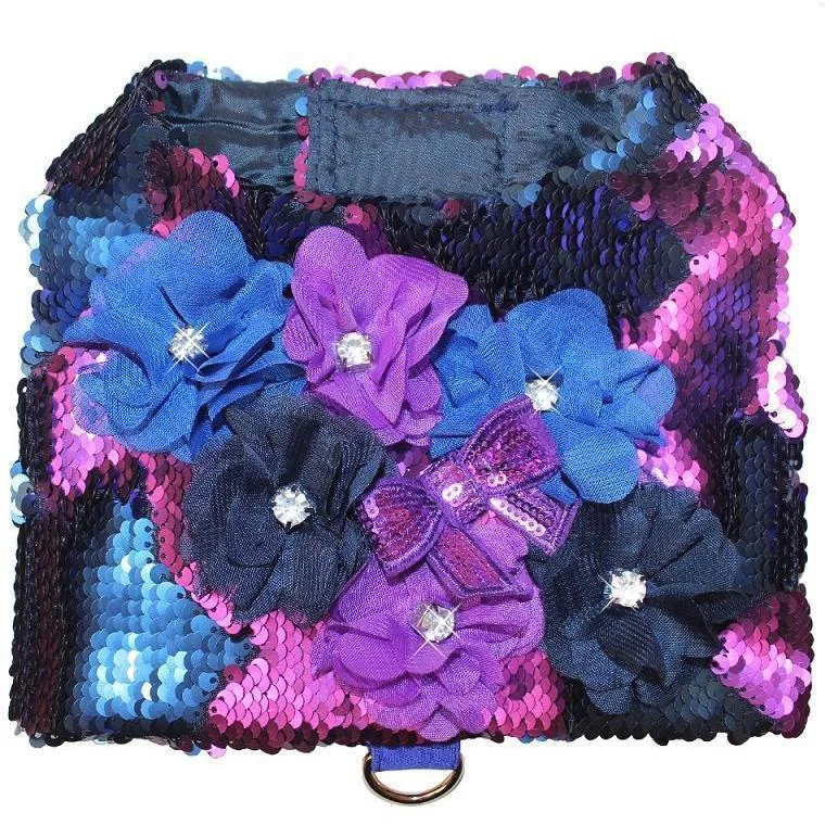 -Anti-scratch scratching board AND cat bed in oneMermaid Sequin Purple Flower Dog Harness Vest