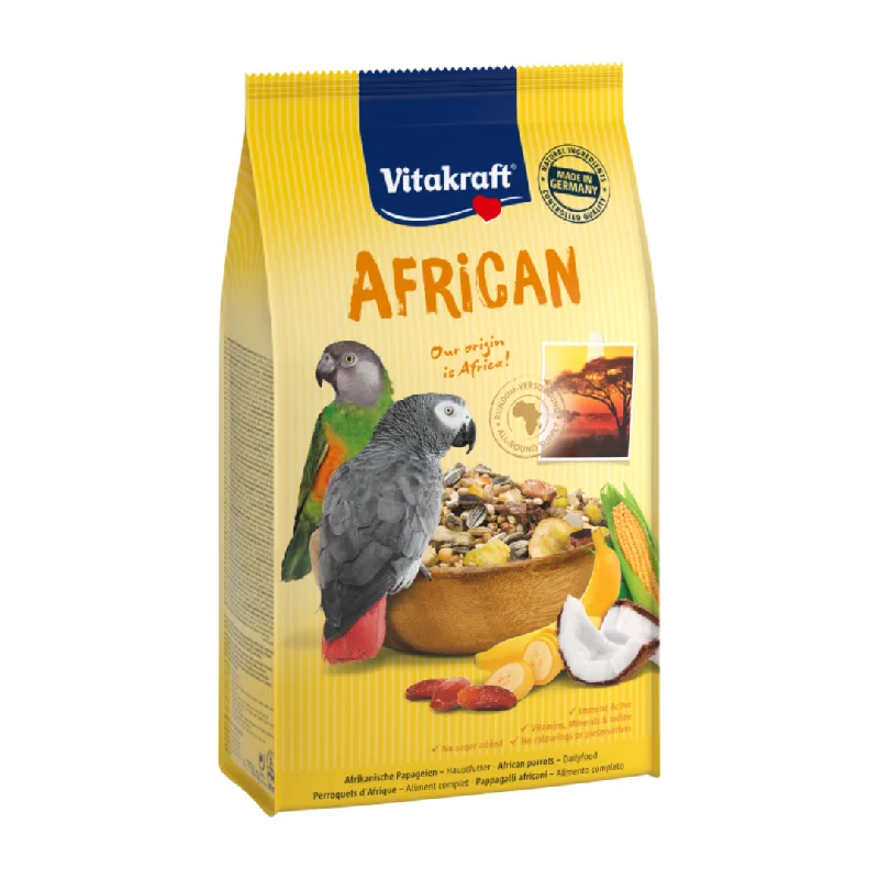 - Pet stroller can be taken on the planeVitakraft African Parrot Food