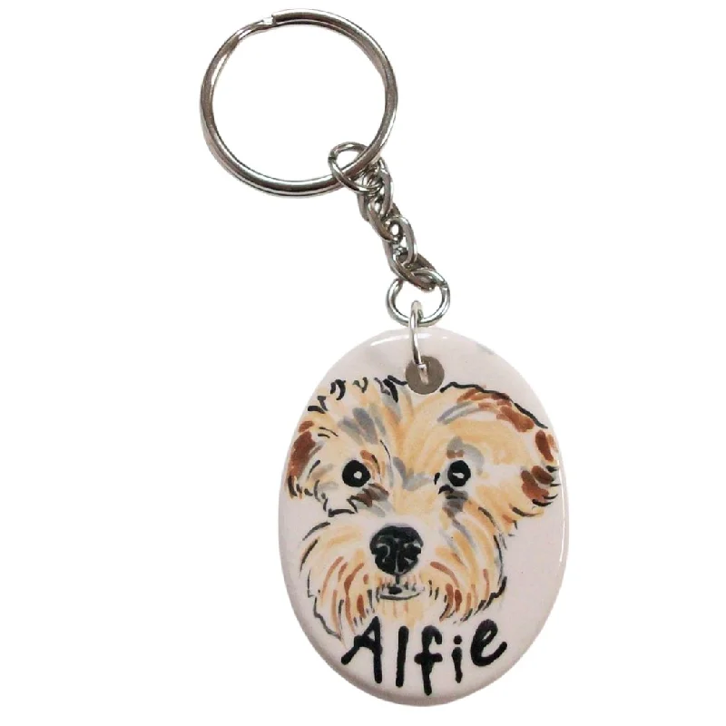 - Teething and chewing toys for puppiesPersonalised Dog Portrait Keyring or Bag Charm