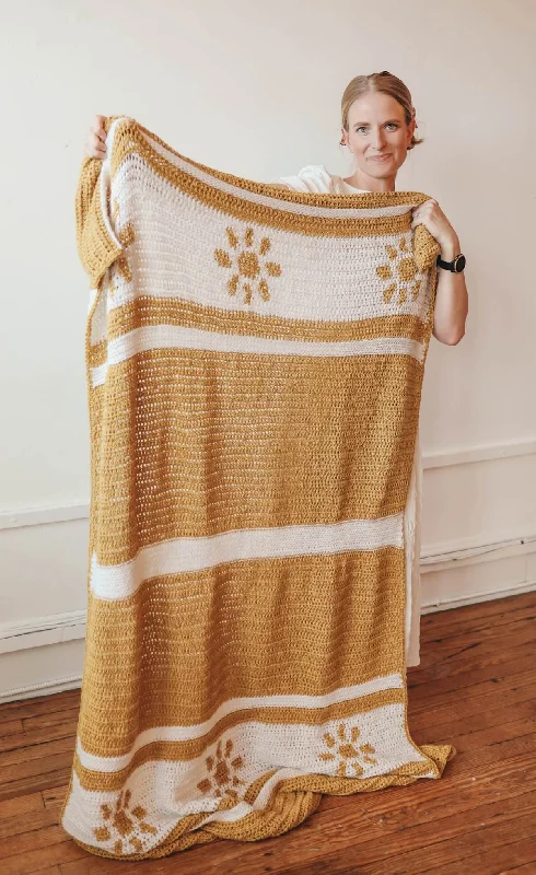 ---Crochet Kit - Sunray Throw