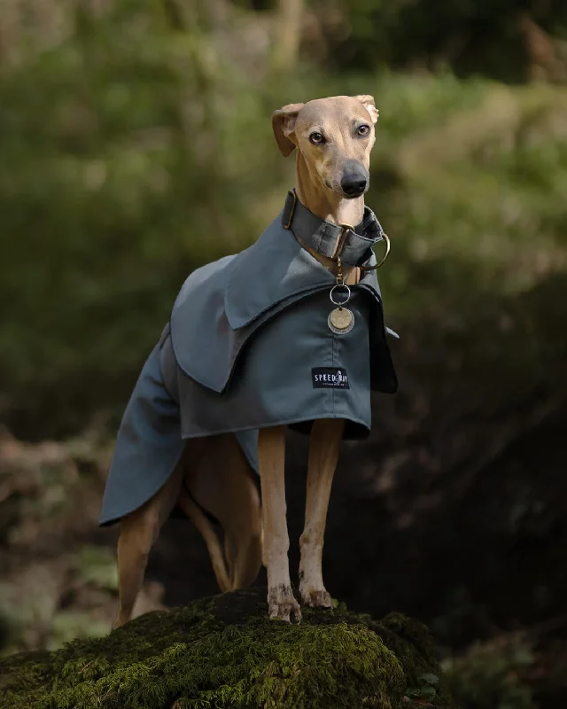 - Dog heart rate monitoring collarTHE ELSA Whippet Trench Raincoat - Earthy tones