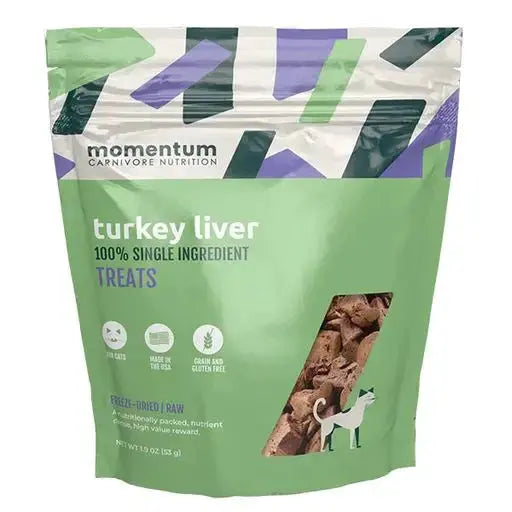 - Air box TSA certified check-inMomentum Turkey Liver Freeze Dried Cat Treats 1.9oz