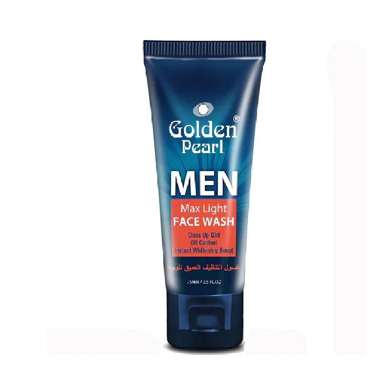 - Dog disposable foam shower gelGOLDEN PEARL MEN MAX LIGHT FACE WASH 75 ML