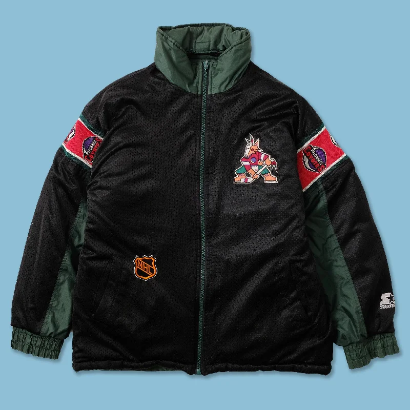 - ​​Christmas pet Christmas clothingVintage Starter Phoenix Coyotes Reversible Jacket Large