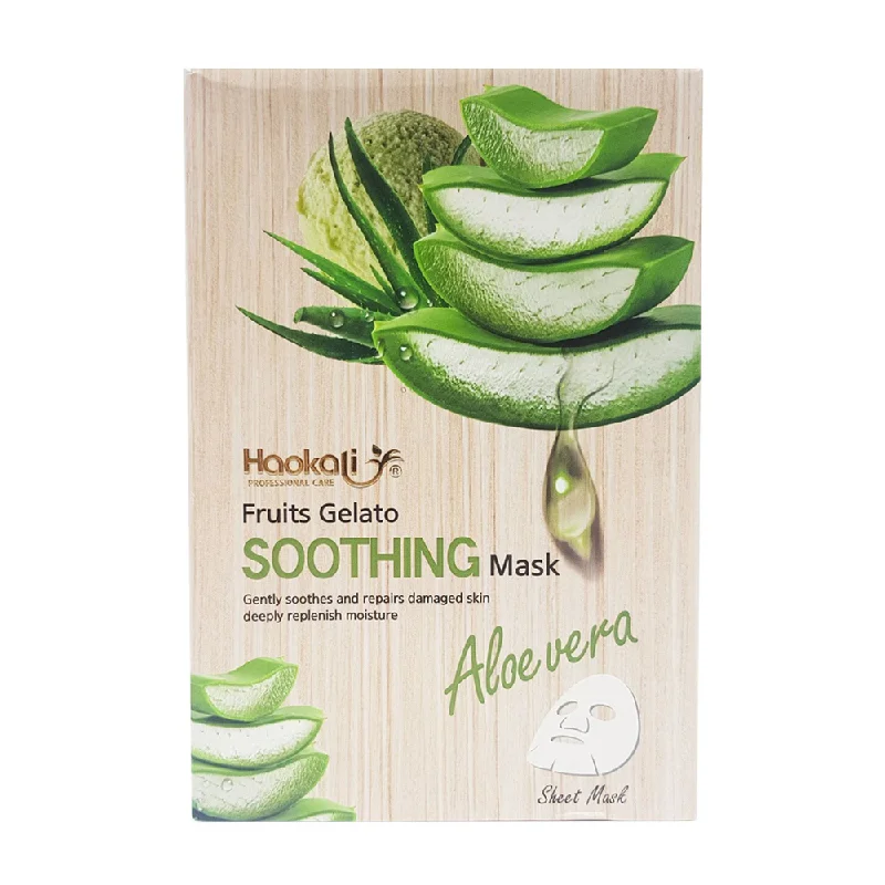 ---HAOKALI SOOTHING ALOE VERA SHEET MASK HA-3012 IR 30ML
