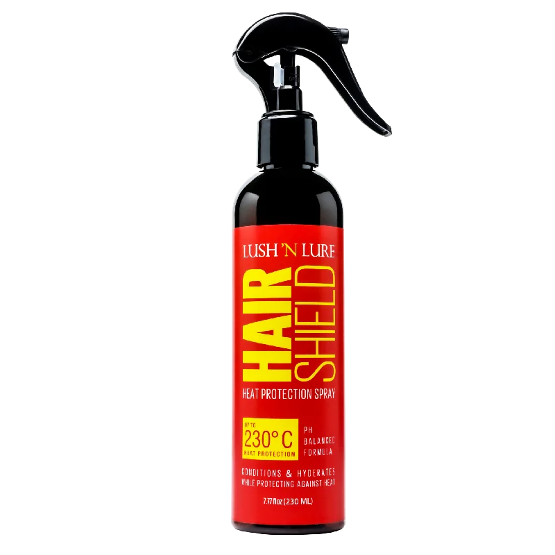 ---LUSH N LURE HEAT PROTECTION SPRAY HAIR SHIELD 230ML