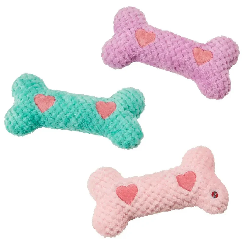 - Natural latex pet mattressSpot Soothers Warm Hug Bone Dog Toy Assorted
