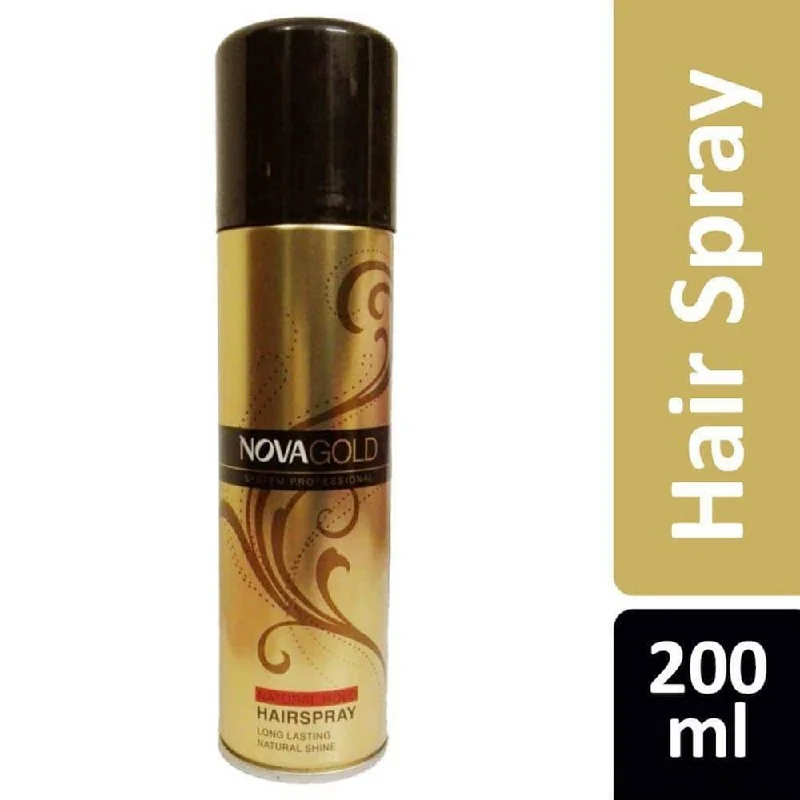 - Air box TSA certified check-inNOVA GOLD HAIR SPRAY NATURAL HOLD 200 ML