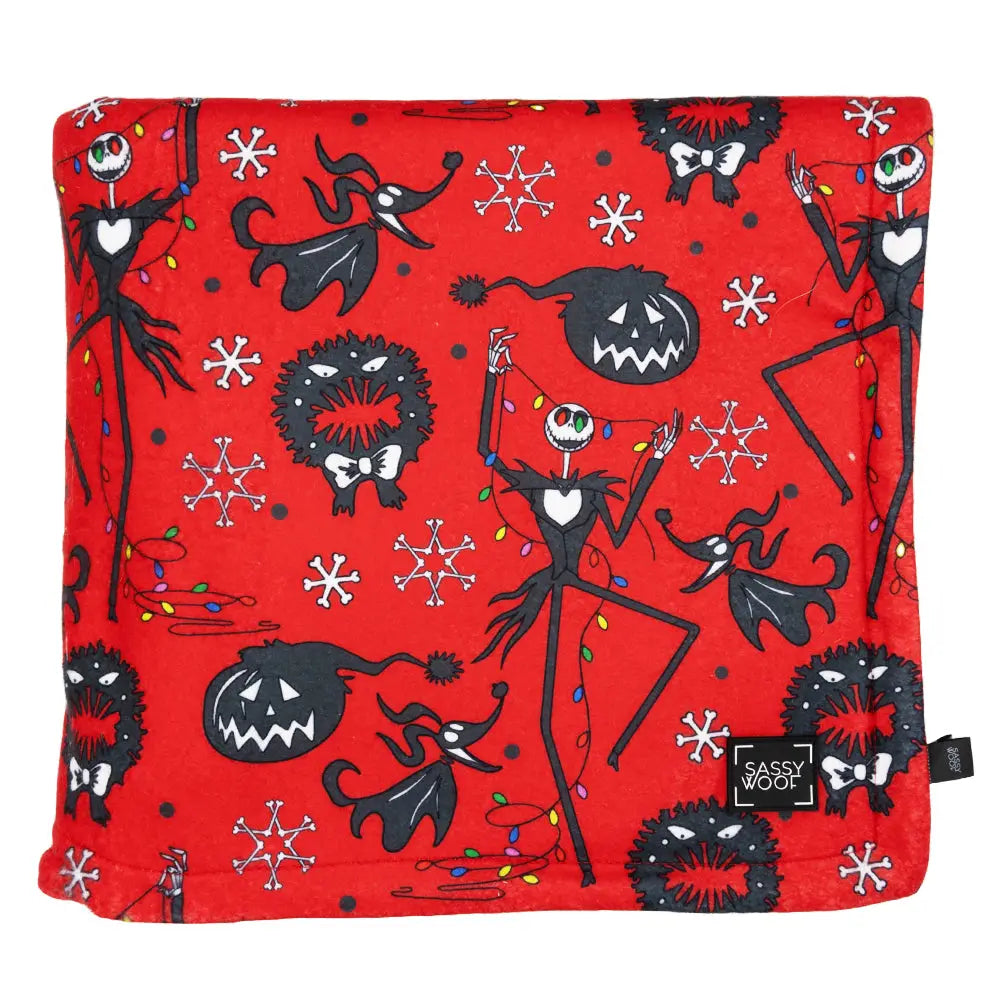 Pet night clothes with LED lightsthe Nightmare Before Christmas™ Red Blanket