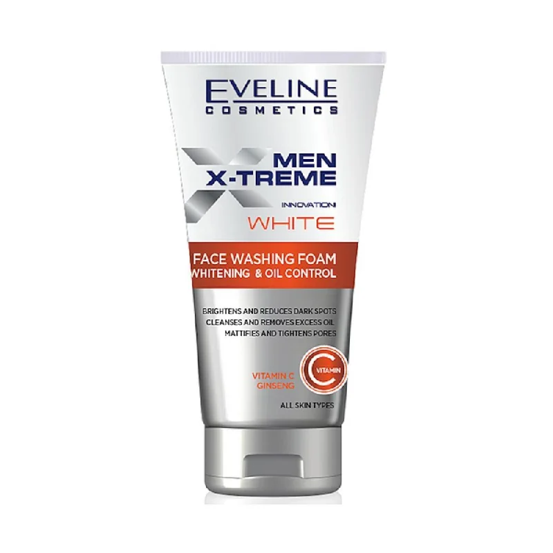 - Air box TSA certified check-inEVELINE MEN XTREME WHITE FACE WASHING FOAM 150ML