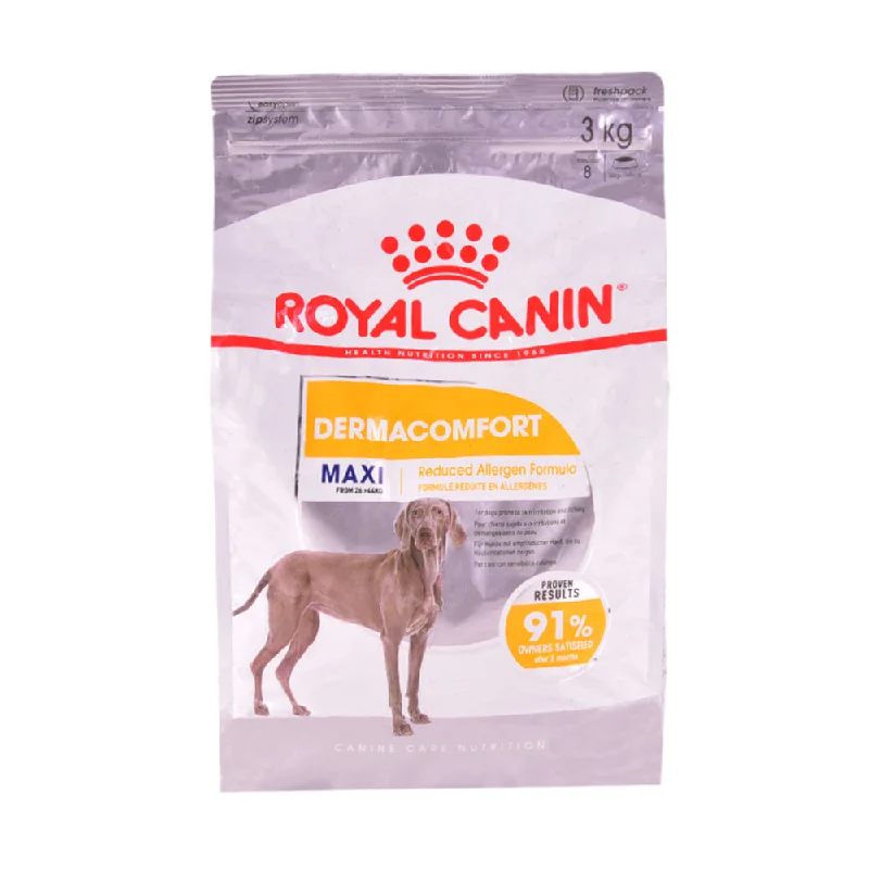- Remote interactive pet feederROYAL CANIN DOG FOOD MAXI DERMACOMFORT 3 KG