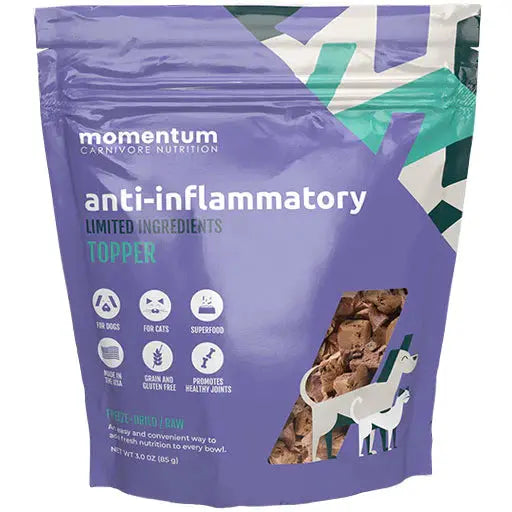 - Smart cat litter box with automatic cleaningMomentum Carnivore Nutrition Freeze Dried Raw Anti Inflammatory Topper 3oz