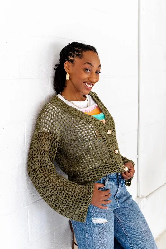 - Cat stress soothing sprayCrochet Kit - Issa Mesh Cardigan