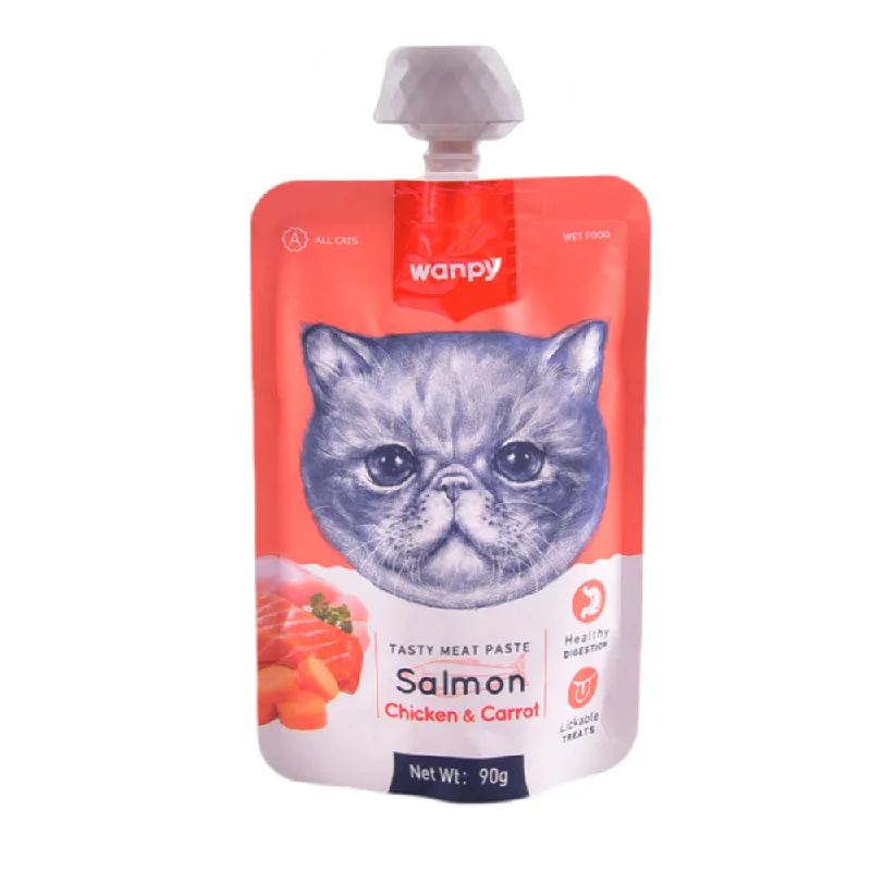 - Winter warm clothes for short-haired dogsWANPY ADULT CAT TASTY MEAT PASTE SALMON CHICKEN & CARROT POU
