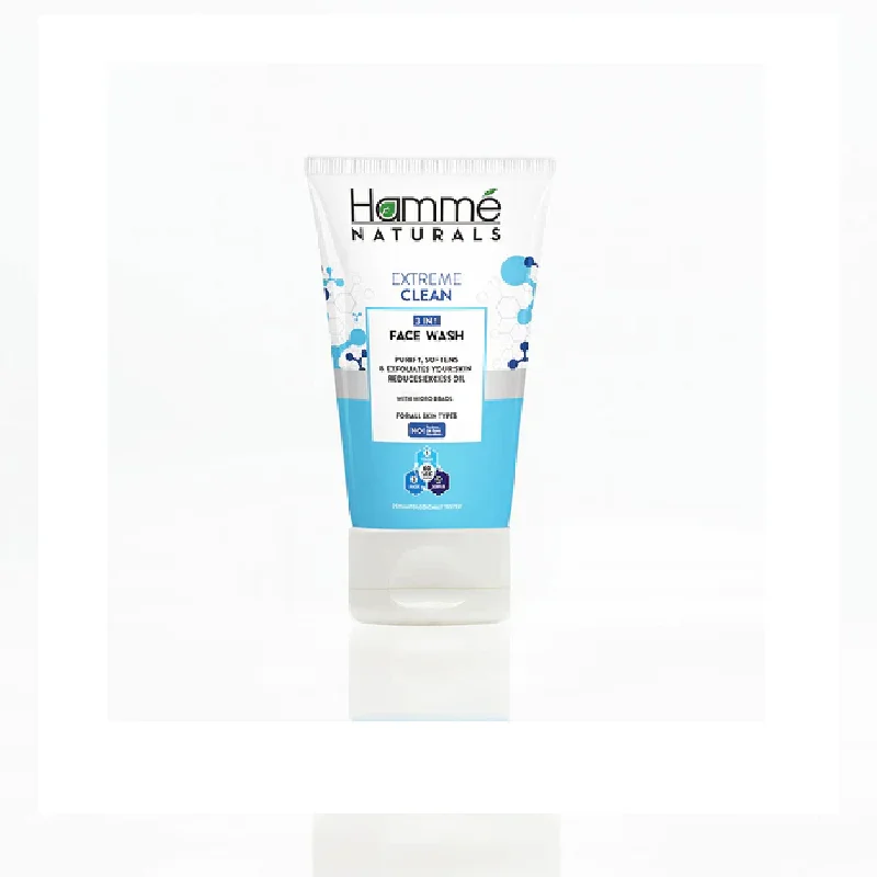 - Dog disposable foam shower gelHAMME NATURALS EXTREME CLEAN 3IN1 FACE WASH 100ML