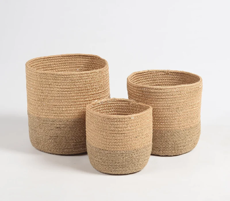 - Dog heart rate monitoring collarHandloom Jute Baskets (Set of 3)