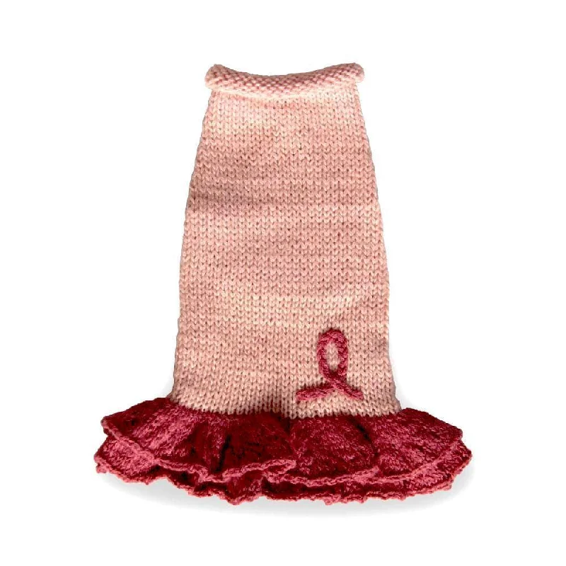 - Remote interactive pet feederBreast Cancer Awareness Dog Sweater
