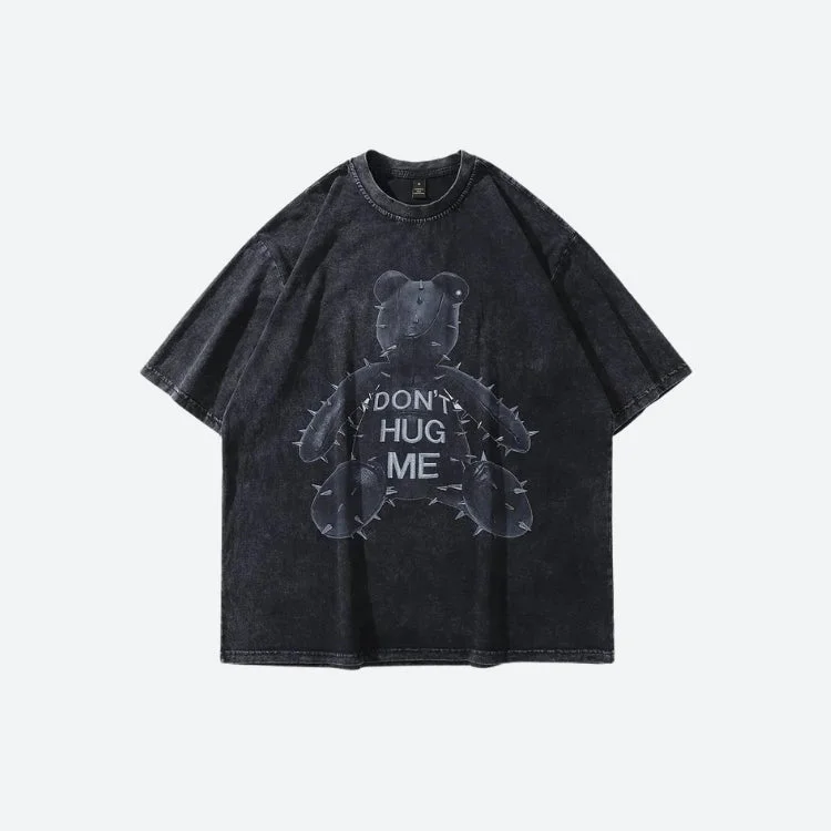 - Winter dog thick down jacketGrunge Don't Hug Me Tee