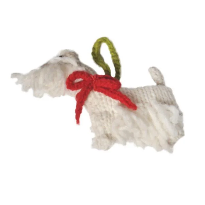 - Cat stress soothing sprayHand Knit Dog Ornament Westie
