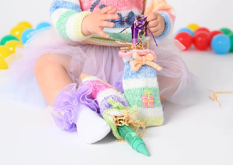 - Winter warm clothes for short-haired dogsEmbroidered Gift Bags (Knit)