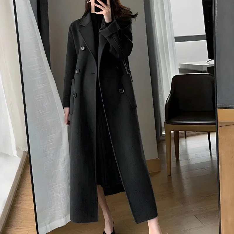 - Remote interactive pet feederDark Academia Belted Long Coat