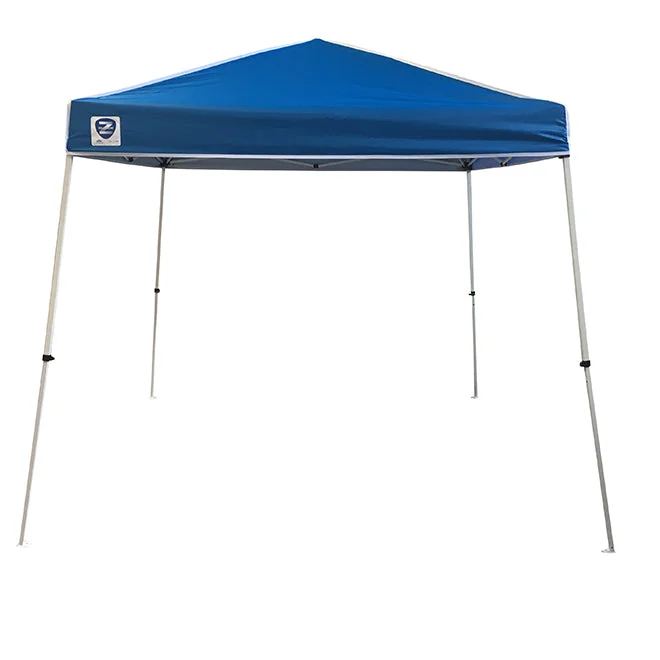 ---Tente Escamotable Z-Shade, 10' X 10', Blanc Et Bleu ZSBP1010HRZBL
