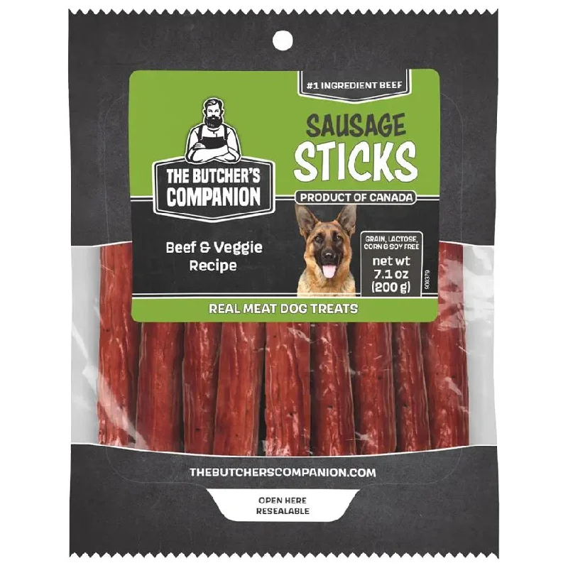 - ​​Christmas pet Christmas clothingThe Butcher's Companion Dog Treats Beef & Veggie Recipe Sausage Sticks 5" 7.1oz