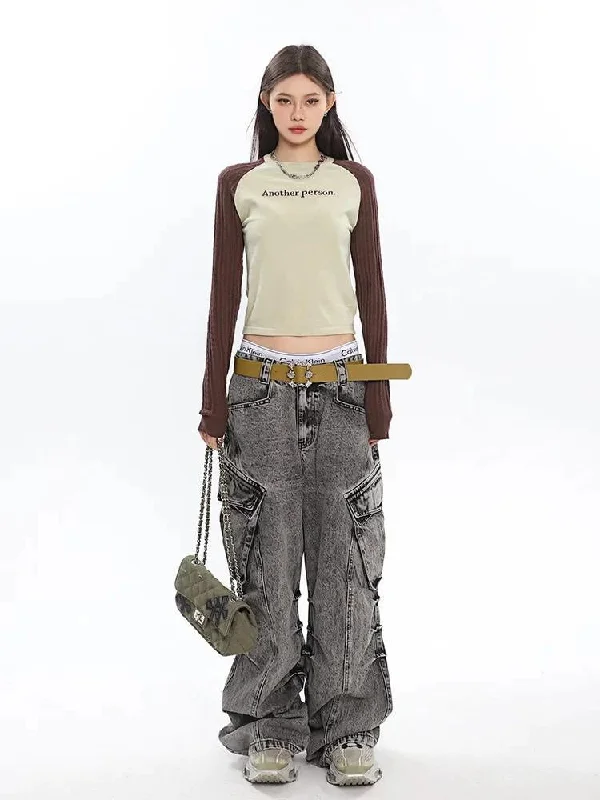 - Pregnant cat delivery room warming boxY2K Distressed Big Pockets Cargo Jeans
