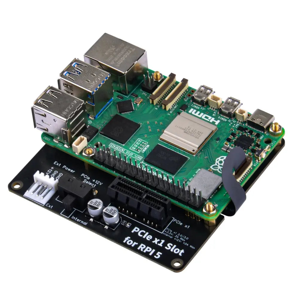 ---52Pi P02 PCIe Slot for Raspberry Pi 5 Extention Adapter Board