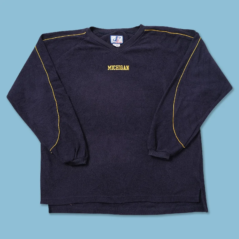 - ​​Christmas pet Christmas clothingVintage Michigan Wolverines V-Neck Fleece Large