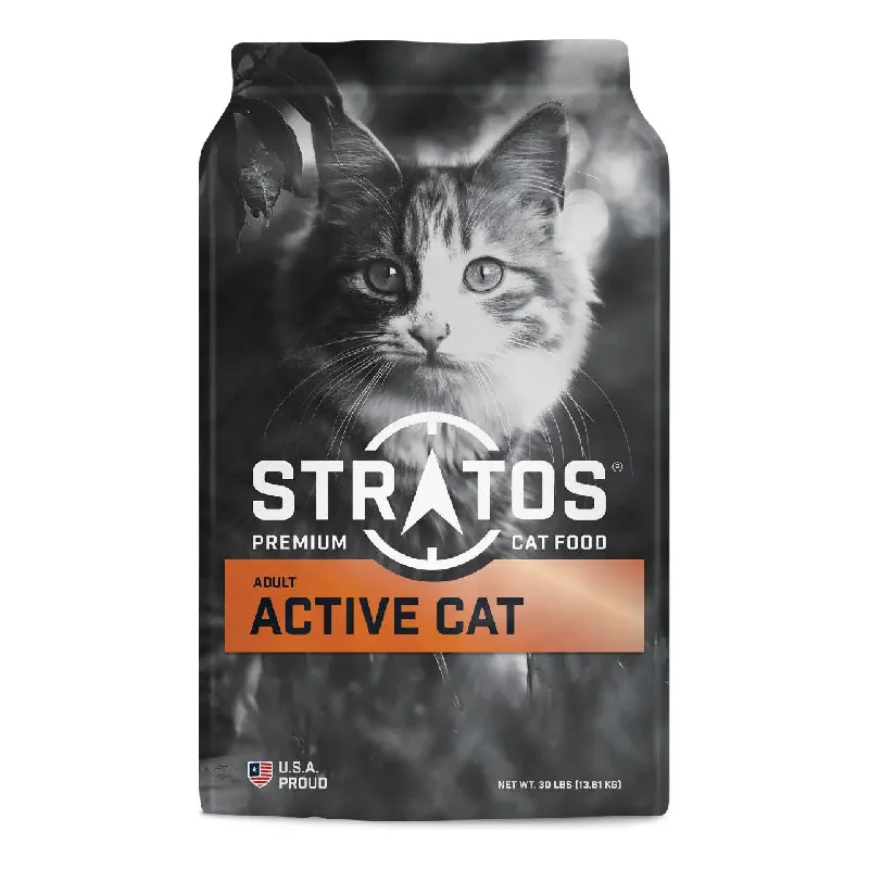 - Air box TSA certified check-inStratos Active Cat Dry Cat Food 30 lb