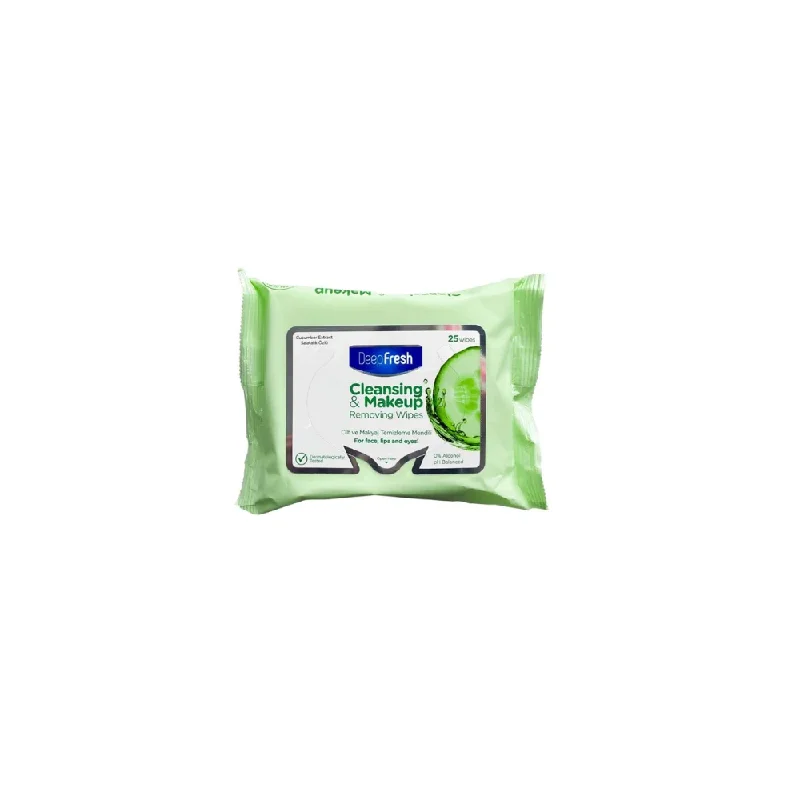 ---DEEP FRESH CLEANSING MAKEUP WIPES 25PCS