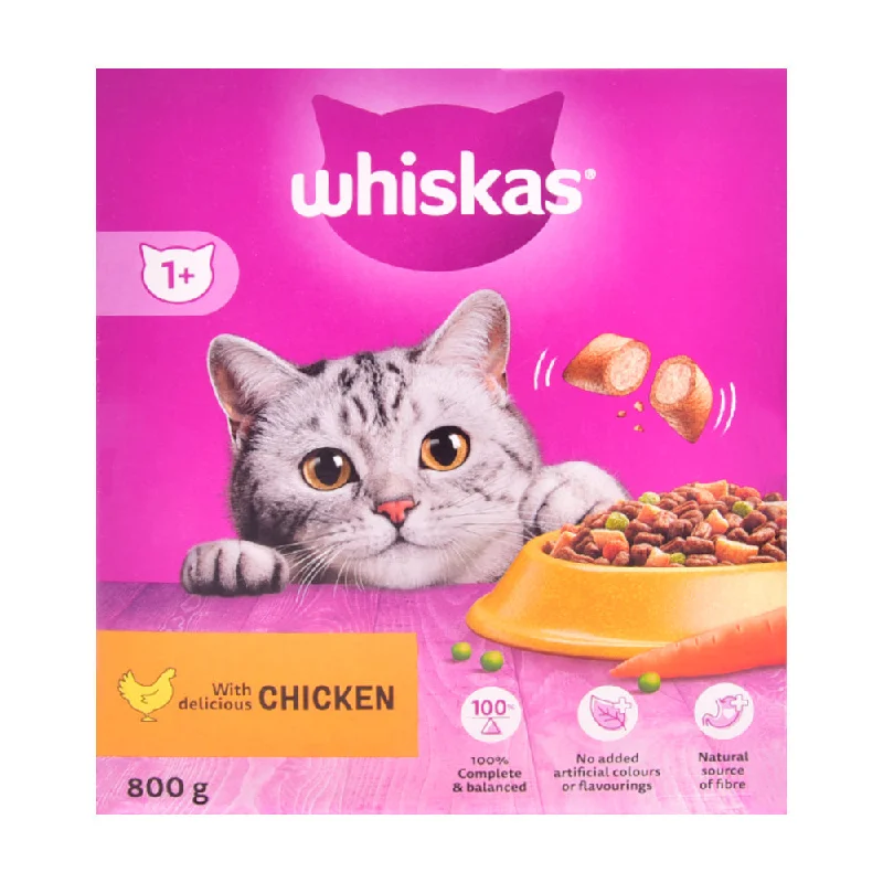 - Automatic temperature adjustment cat bedWHISKAS CAT FOOD CHICKEN 1+MONTH 800 GM