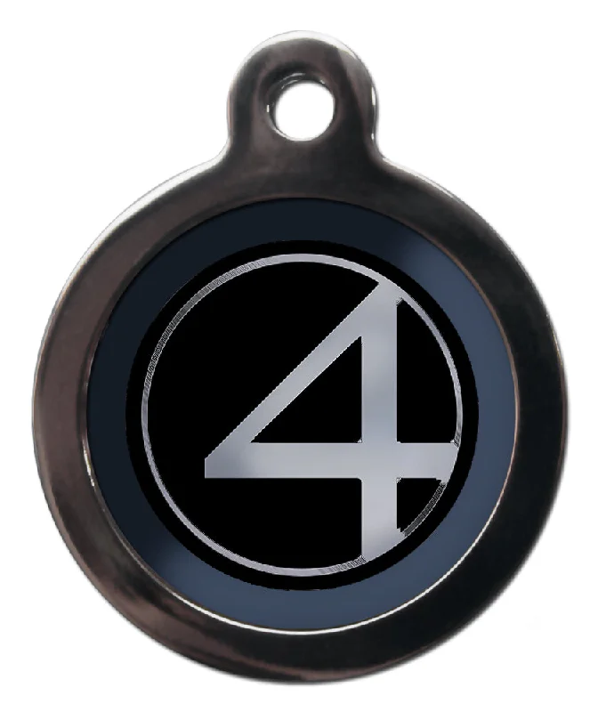 - Solid wood cat climbing frame customizedFantastic 4 Superhero Dog Tag