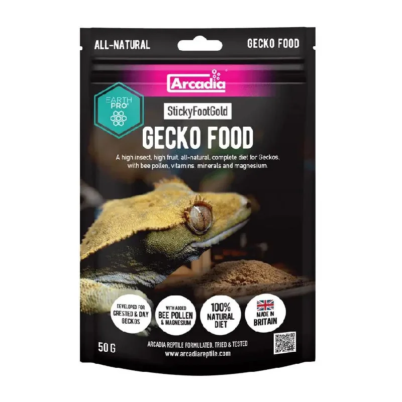 ---Arcadia EarthPro StickyFoot Gold Gecko Food 1.76 Oz