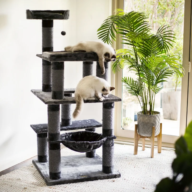 - Pet diabetes prescription food5 Level Cat Playground - Charcoal