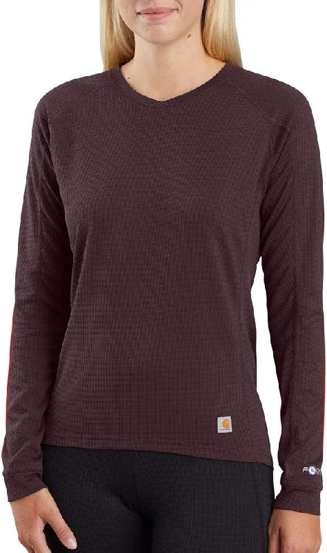 ---Carhartt Force Midweight Tech Thermal Base Layer Long Sleeve Shirt Women's