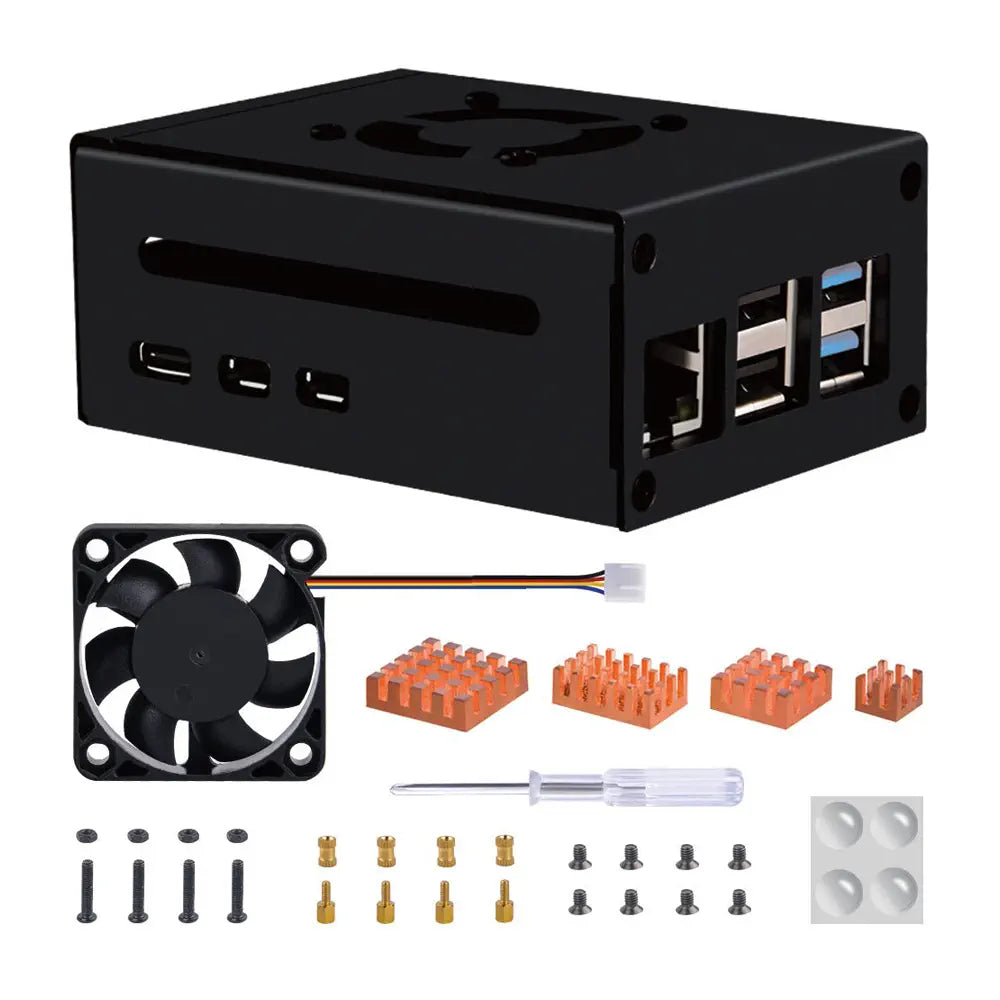 - Smart cat litter box with automatic cleaning52Pi Raspberry Pi 5 Metal Case w/ 4010 Fan & Copper Heatsinks - Smart cat litter box with automatic cleaning52Pi Raspberry Pi 5 Metal Case w/ 4010 Fan & Copper Heatsinks