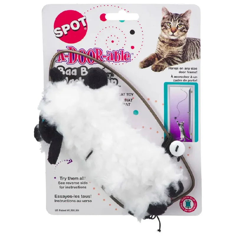 - Cat stress soothing spraySpot Baa Baa Sheep A-door-able Cat Toy