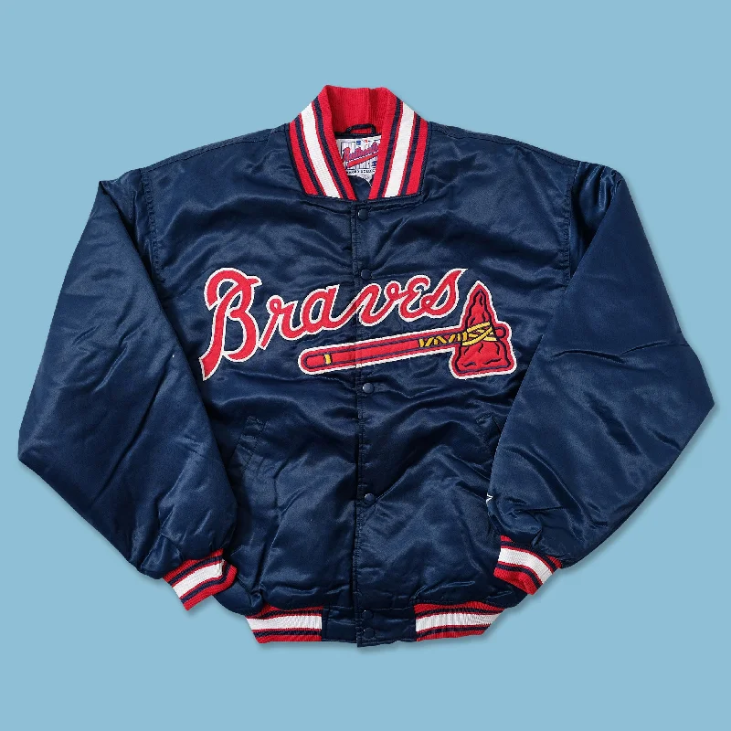 - Degradable pet feces bagVintage Starter Atlanta Braves Padded Varsity Jacket Large