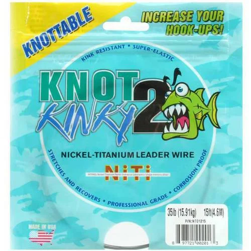 - Solid wood cat climbing frame customizedAquateko Knot 2 Kinky 45 Lb. - 15' Nickel-Titanium Leader Wire, 35 Lbs - Salt Wtr Trollng Bait