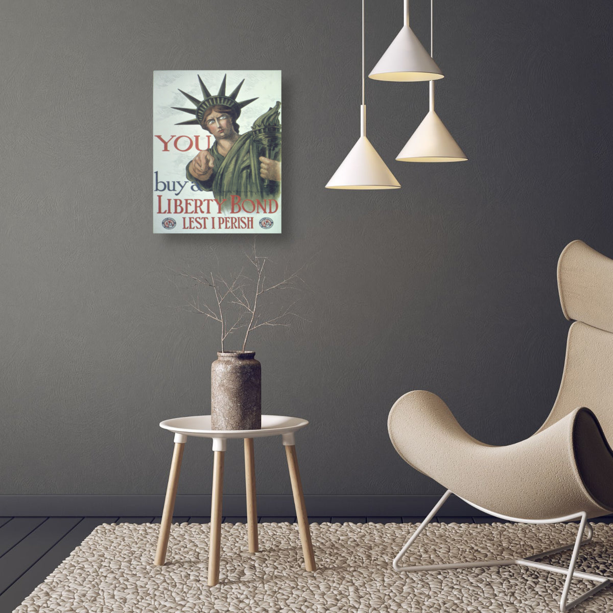 - Winter warm clothes for short-haired dogsYou Buy a Liberty Bond Canvas Print